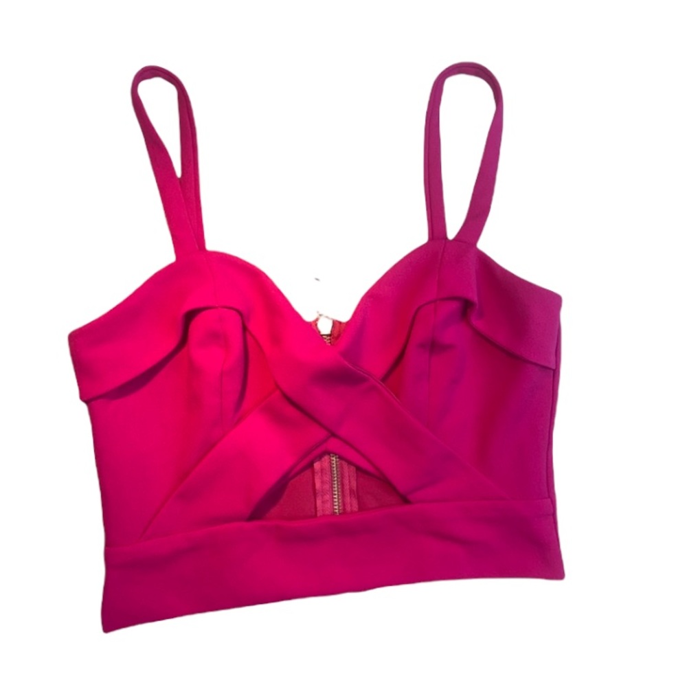 Pink crop top